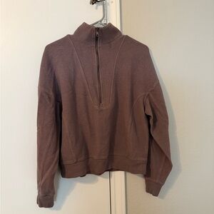 Brown/Mauve Quarter Zip